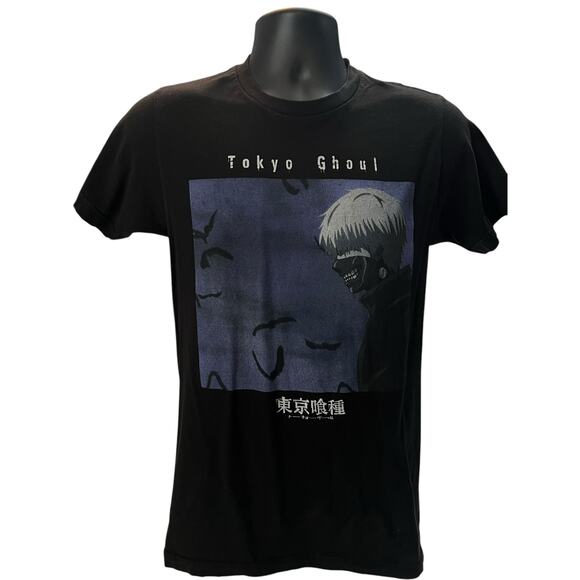 Tokyo Ghoul Kaneki Ken Graphic T-Shirt Black Size Small – Anime Tee Funimation - Picture 1 of 8